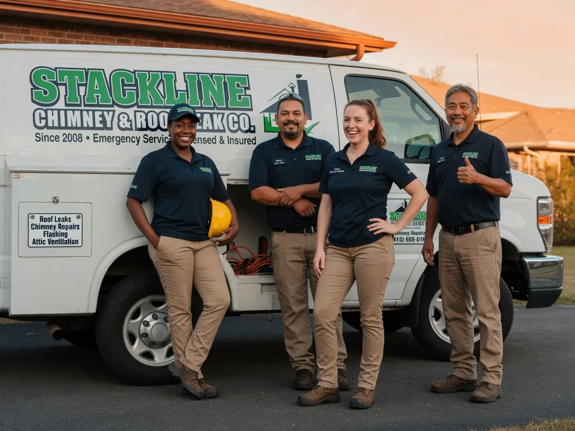 Chimney flashing repair company in Centerville, WA